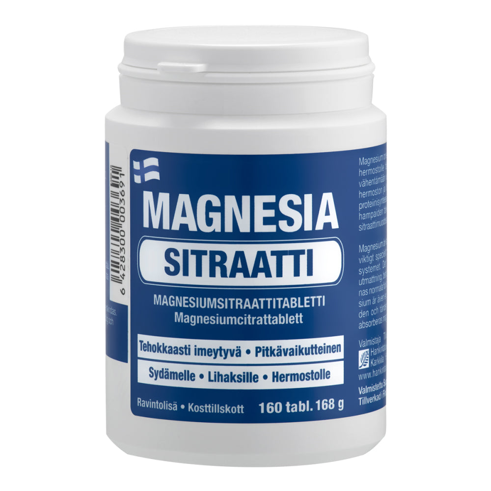 MAGNESIA Sitraatti Magnesiumsitraattitabletti 160 tabl.