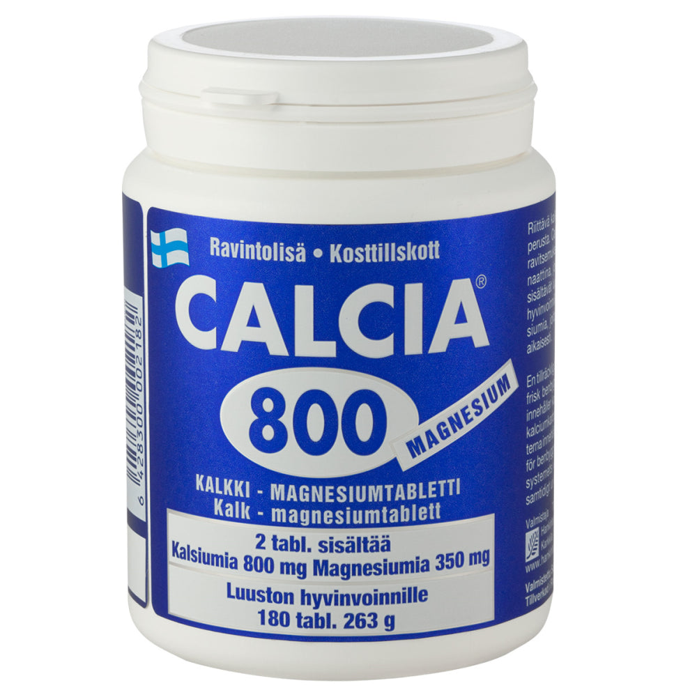 CALCIA 800 Magnesium 180 tablettia