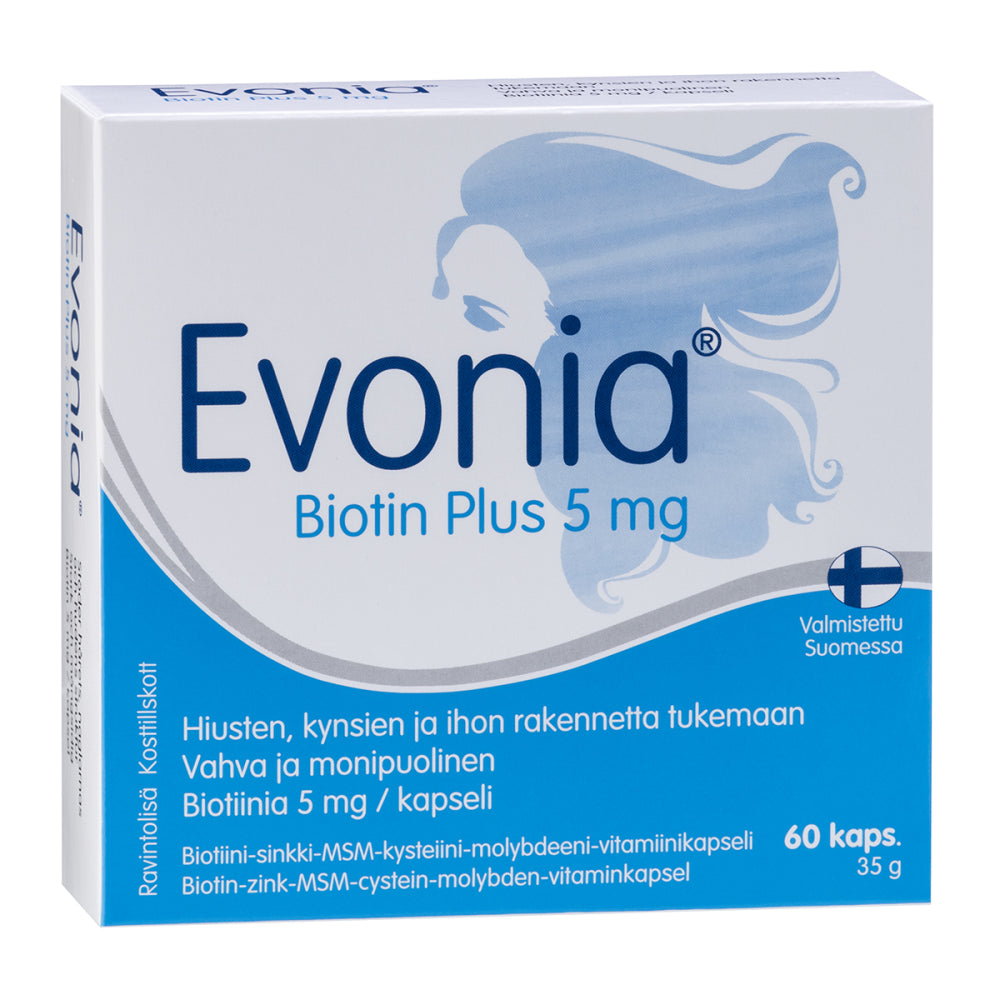 EVONIA Biotin plus 5 mg 60 kaps