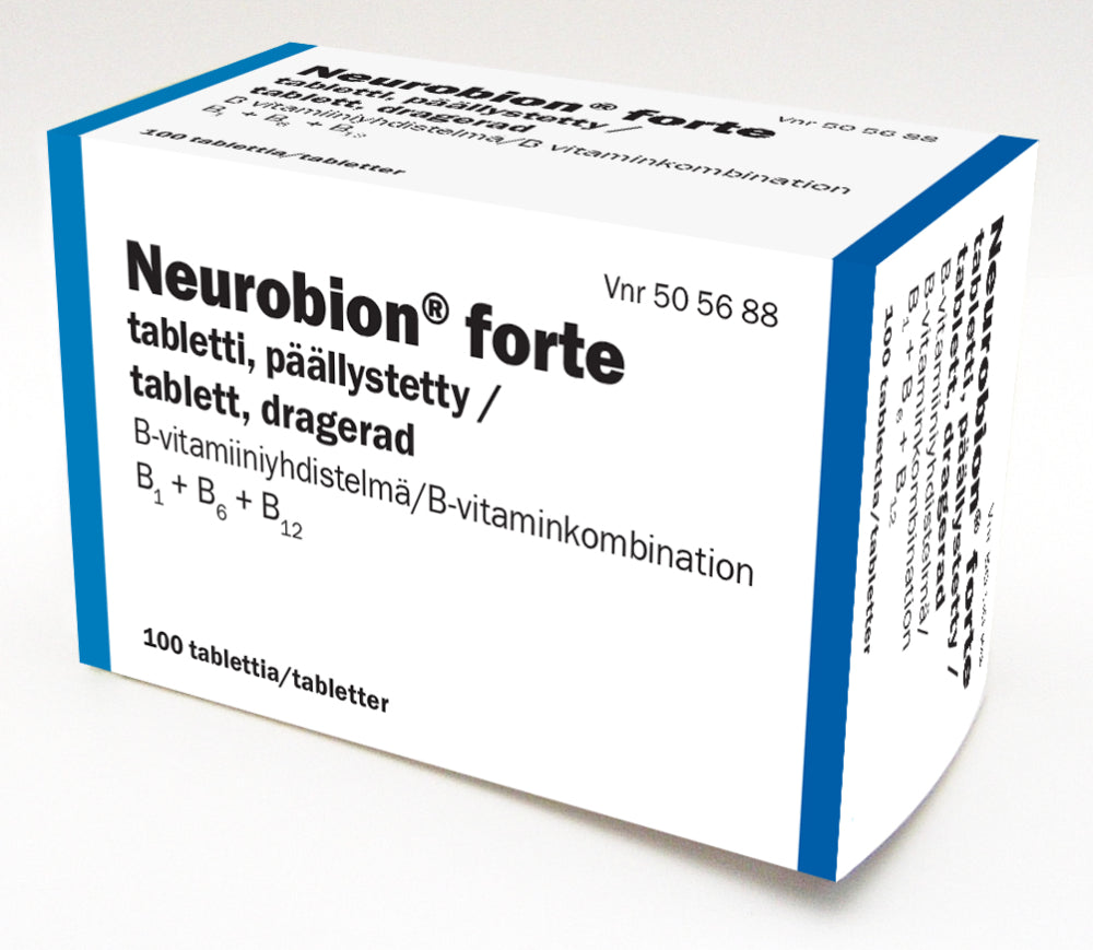NEUROBION FORTE tabletti, päällystetty, Paranova 100 kpl