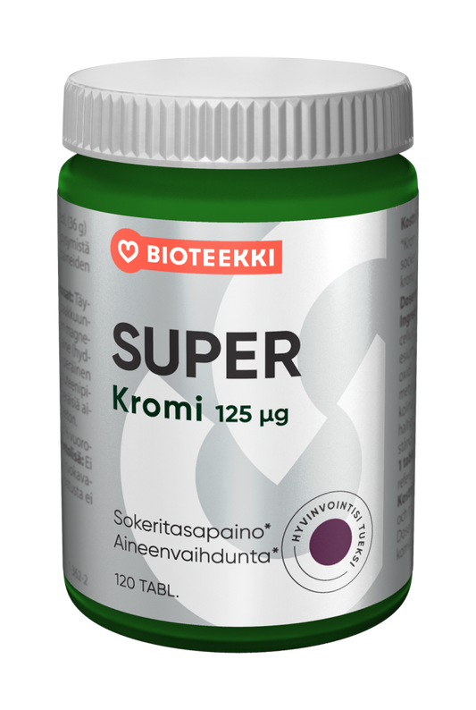 SUPER Kromi 125 mikrog tabletti 120 kpl