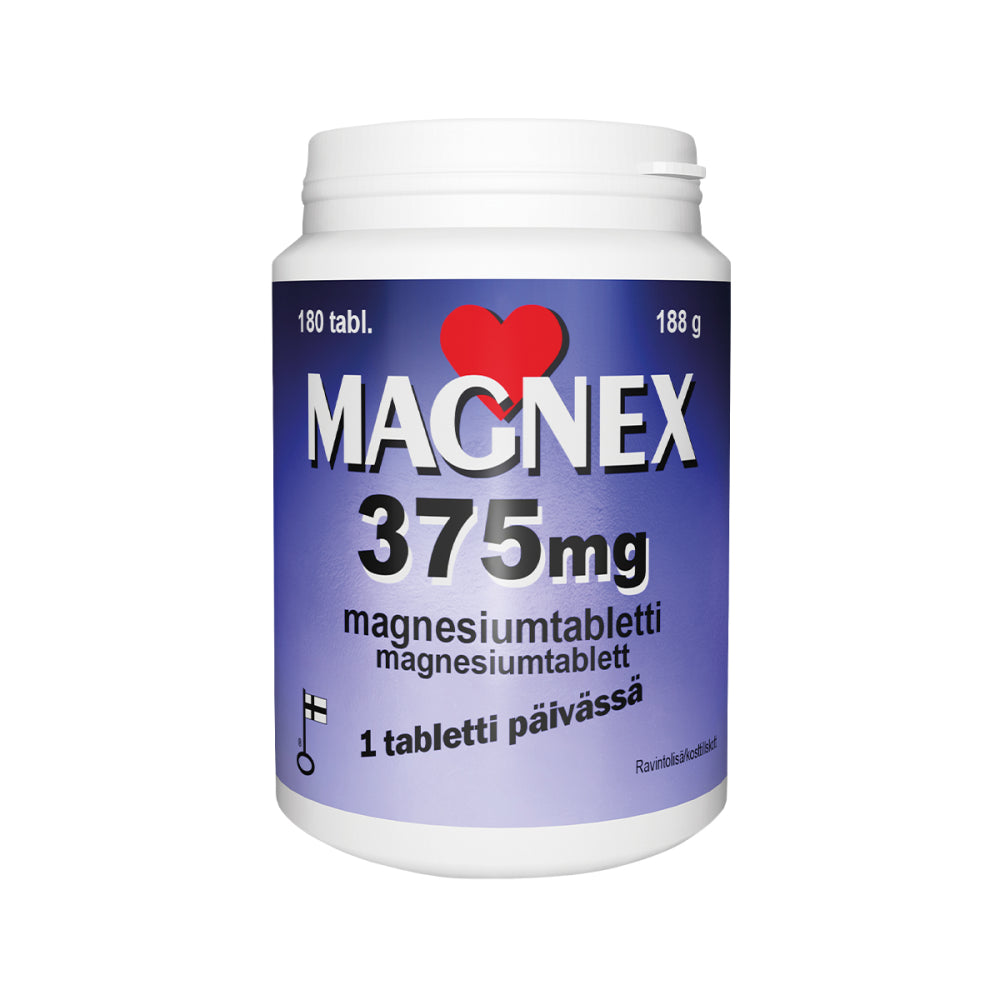 MAGNEX 375 mg magnesiumtabletti 180 tablettia