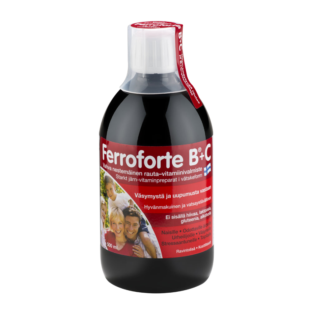 FERROFORTE B+C vahva nestemäinen rauta-vitamiinivalmiste 1 kpl