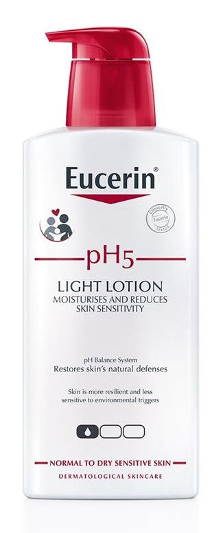 EUCERIN pH5 light lotion rauhoittava voide herkälle iholle 400 ml