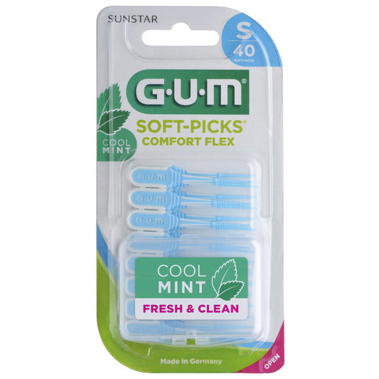 GUM Soft-picks comfort flex mint small harjatikut joustavalla varrella