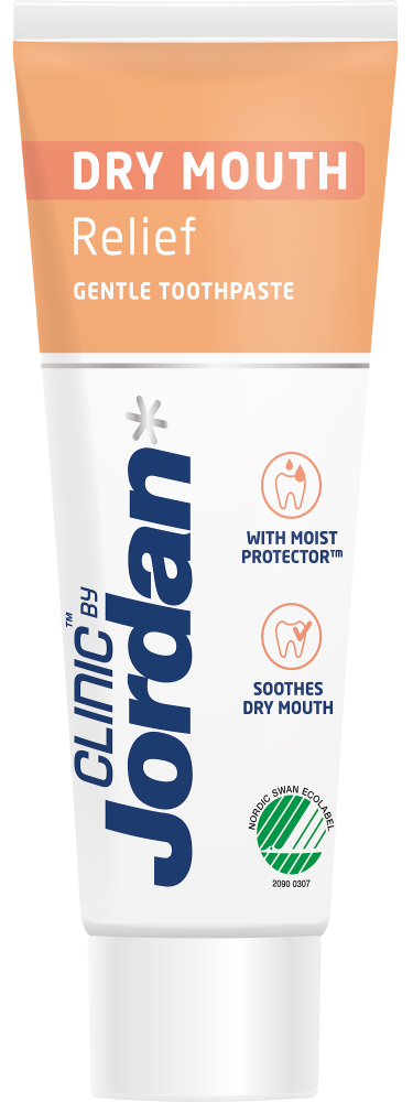 CLINIC By Jordan Dry Mouth Relief hammastahna kuivalle suulle 75 ml