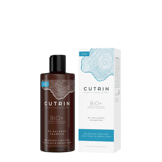 CUTRIN BIO+ Re-balance shampoo rasvoittuville hiuksille 250 ml