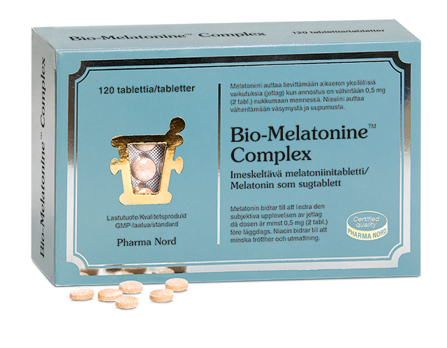 BIO-Melatonine complex imeskelytabletit 120 tablettia
