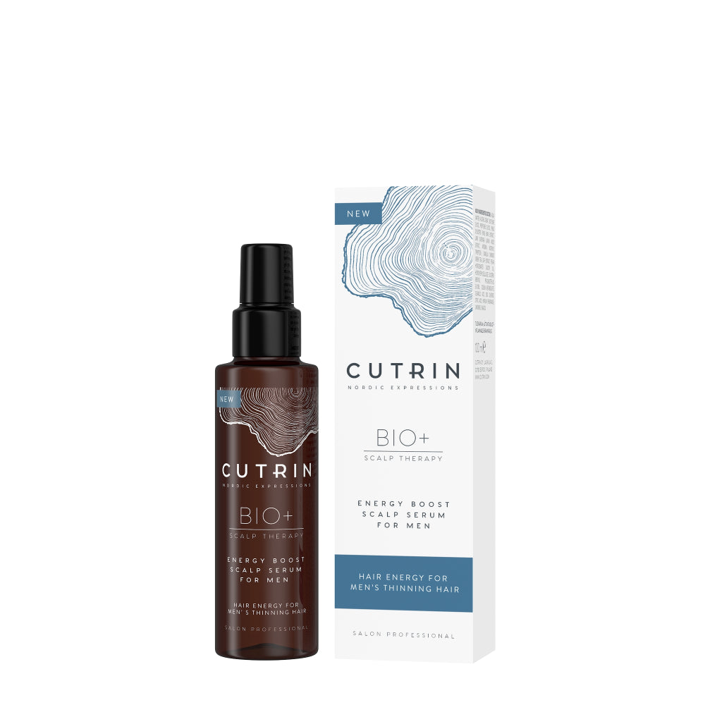CUTRIN BIO+ Energy boost scalp serum for men vahvistava hiuspohjaseerumi 100 ml