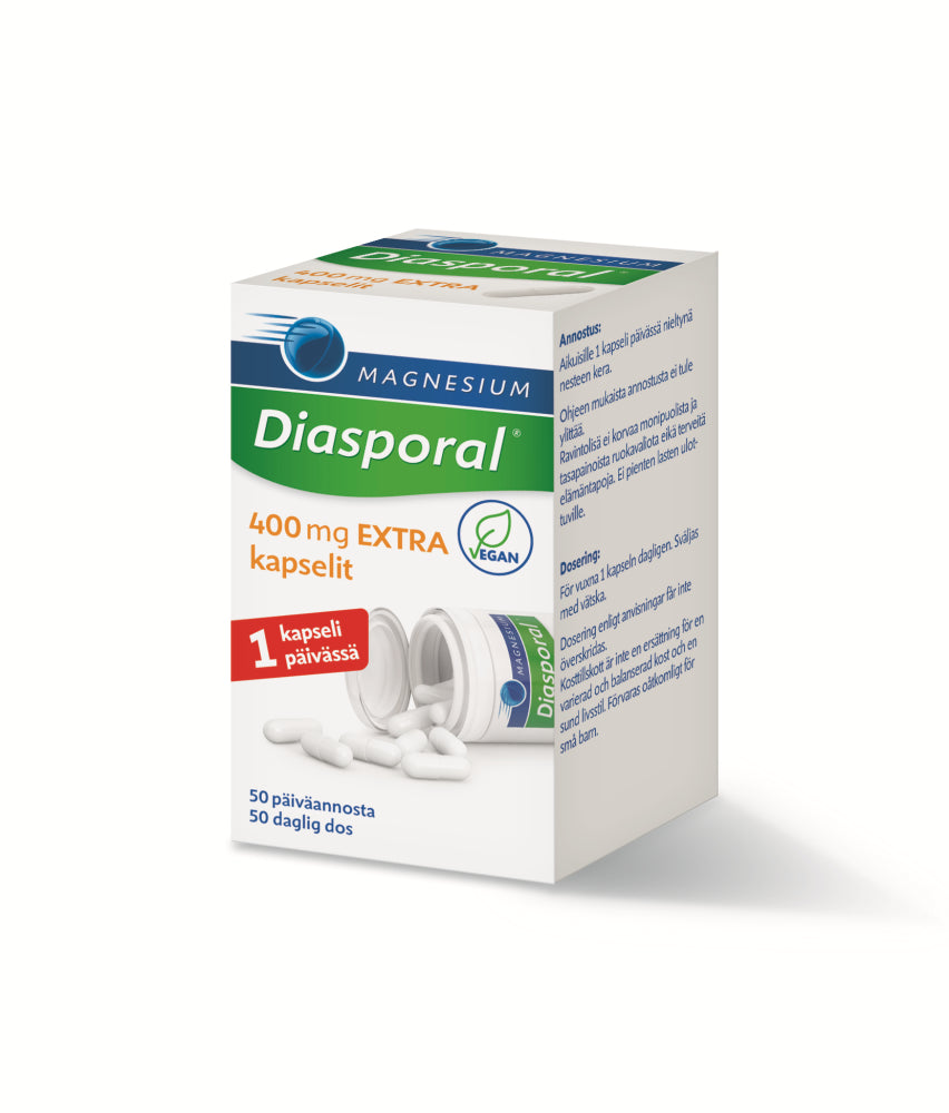 DIASPORAL Magnesium 400 mg Extra kapseli 50 kpl