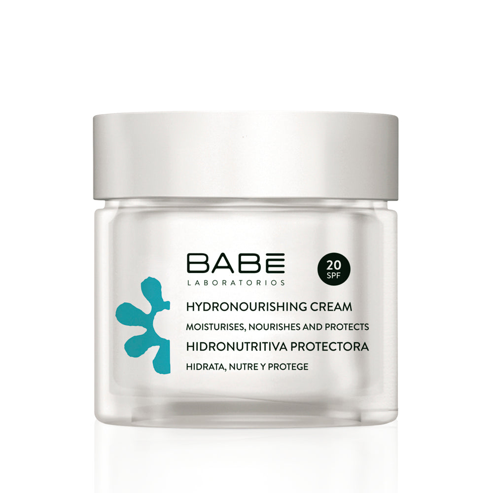 BABE Essentials hydronourishing cream SPF20 kosteusemulsio herkälle iholle 50 ml