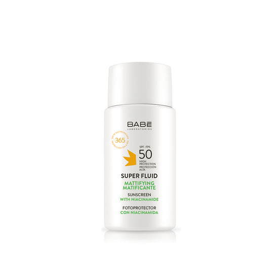 BABE Super fluid mattifying sunscreen mattapintainen aurinkosuojavoide 50 ml