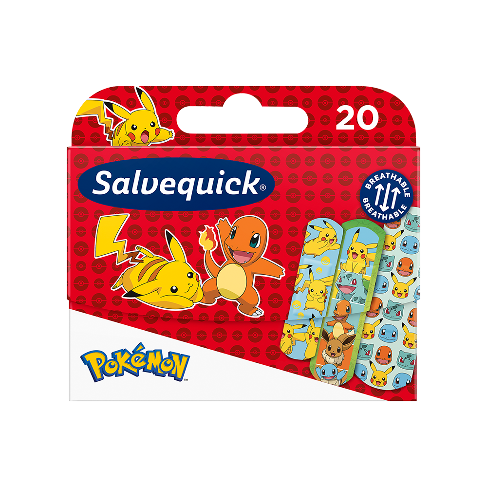 SALVEQUICK Pokemon lastenlaastari 20 kpl