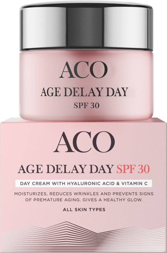 ACO Face age delay cream SPF30 anti-age päivävoide 50 ml