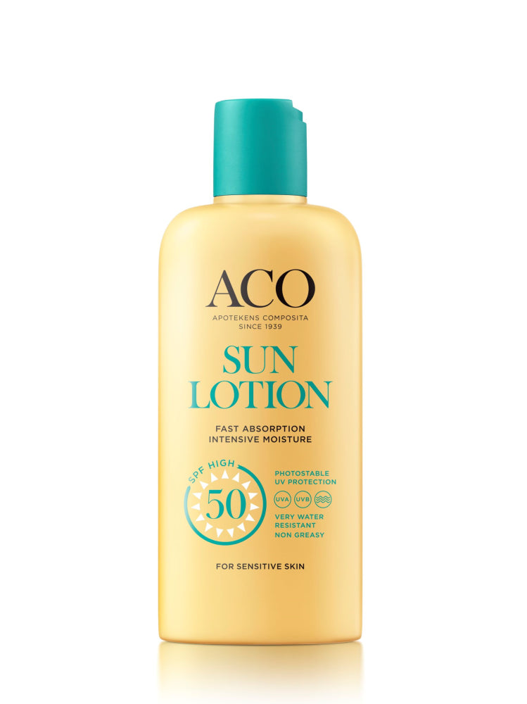 ACO Sun body lotion SPF50 vedenkestävä aurinkosuojavoide 200 ml