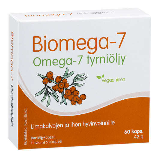BIOMEGA-7 tyrniöljykapseli 60 tablettia
