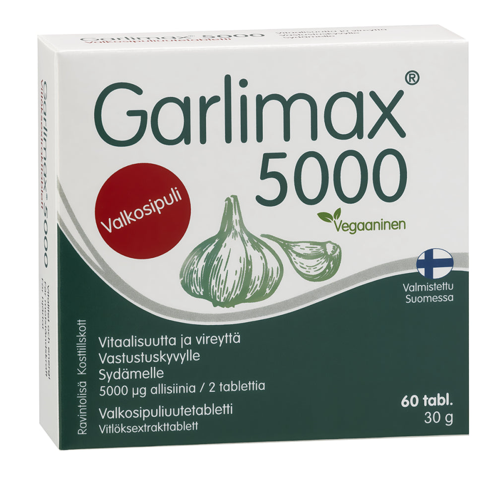 GARLIMAX 5000 valkosipulitabletti 60 tablettia