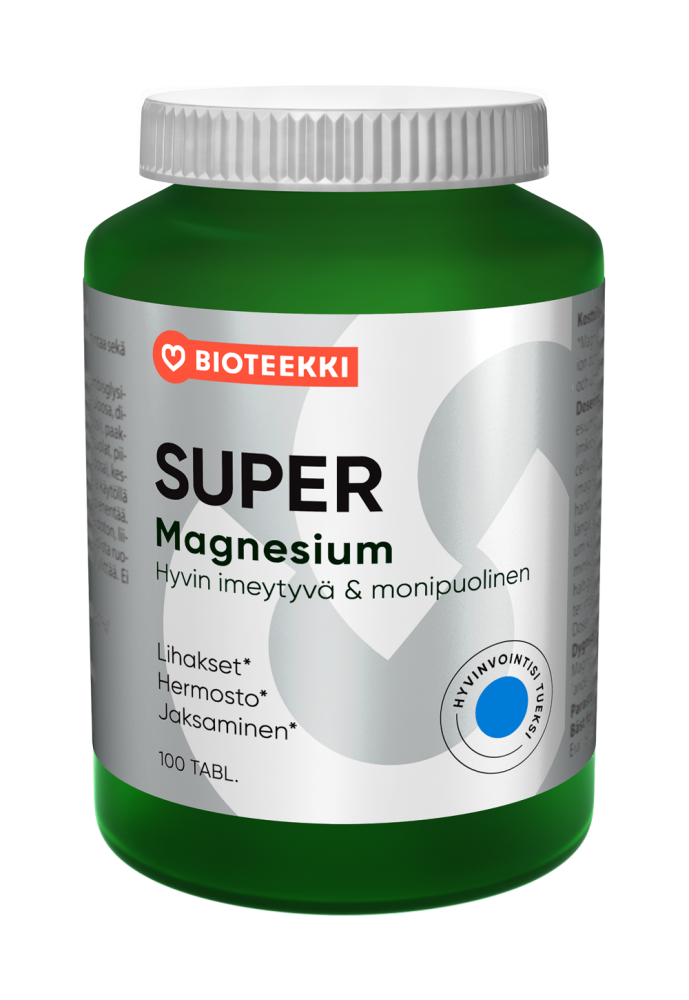 SUPER Magnesiumtabletti 100 kpl