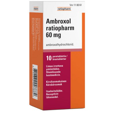 AMBROXOL RATIOPHARM 60 mg poretabl