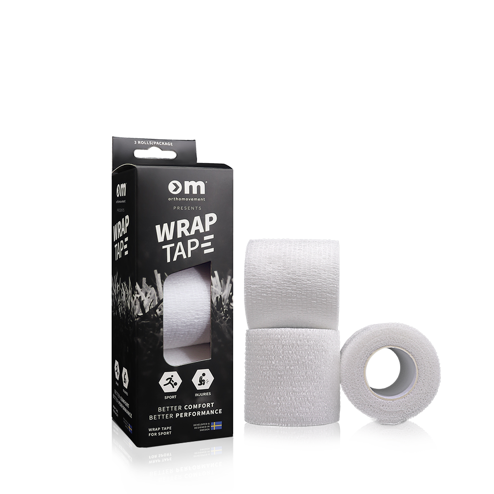 OM WRAP Tape 5 cm x 4,5 m valkoinen suojateippi 3 kpl