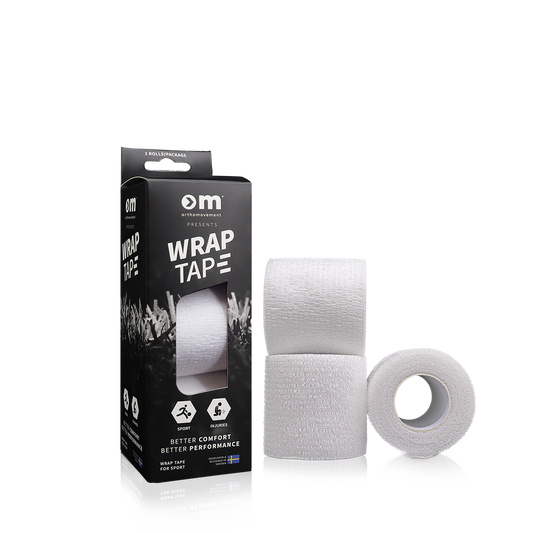 OM WRAP Tape 5 cm x 4,5 m valkoinen suojateippi 3 kpl