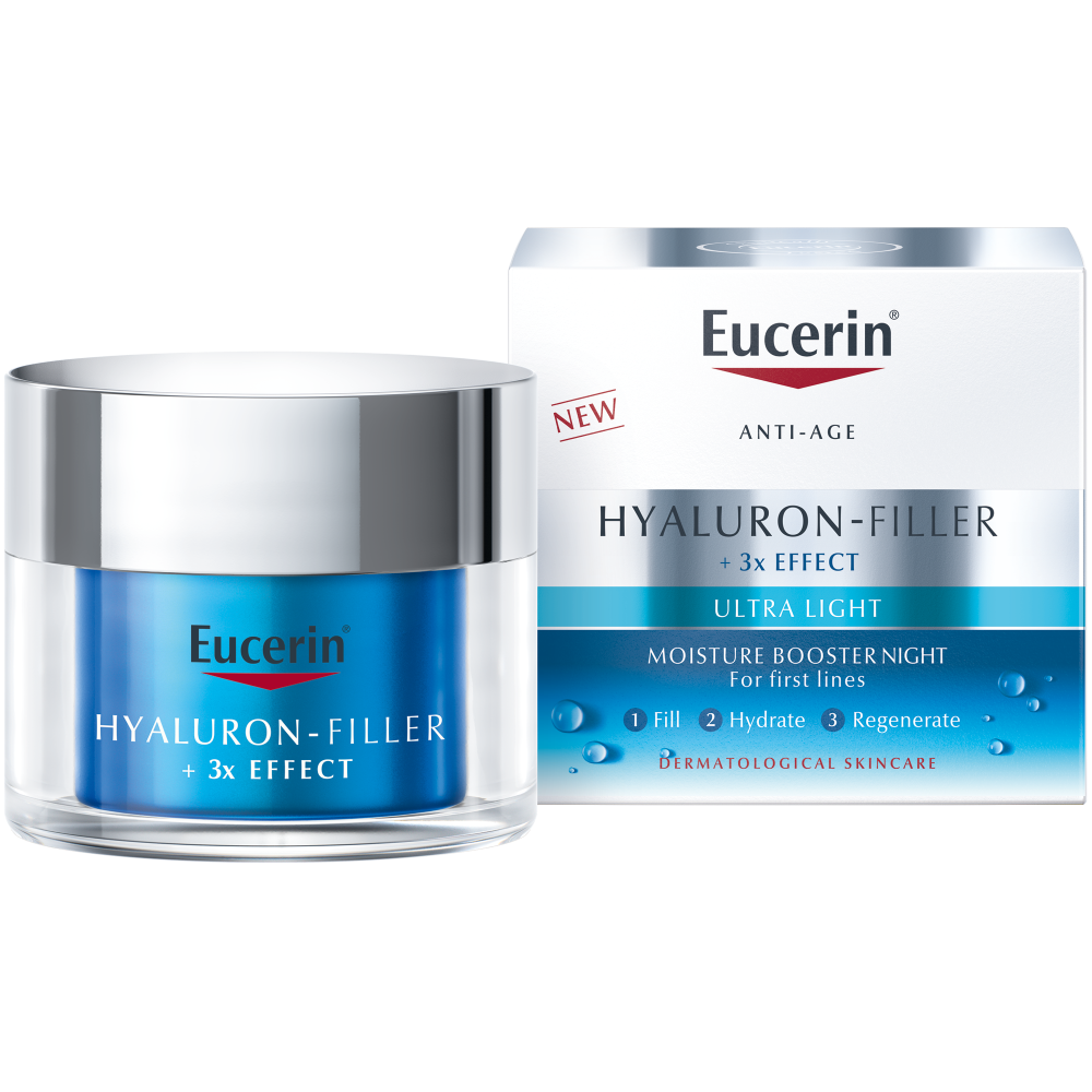 EUCERIN Hyaluron-Filler moisture booster night tehokosteuttava yövoide 50 ml