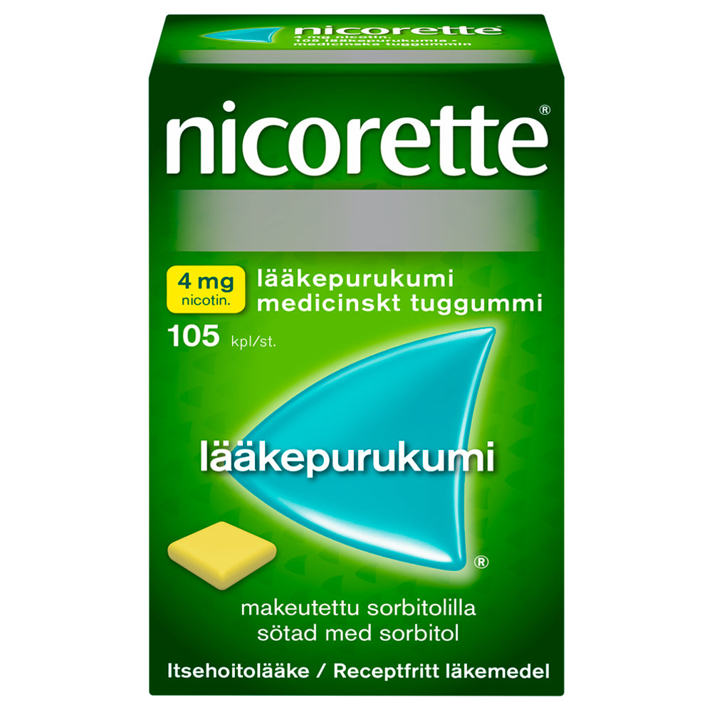 NICORETTE 4 mg lääkepurukumi 105 kpl
