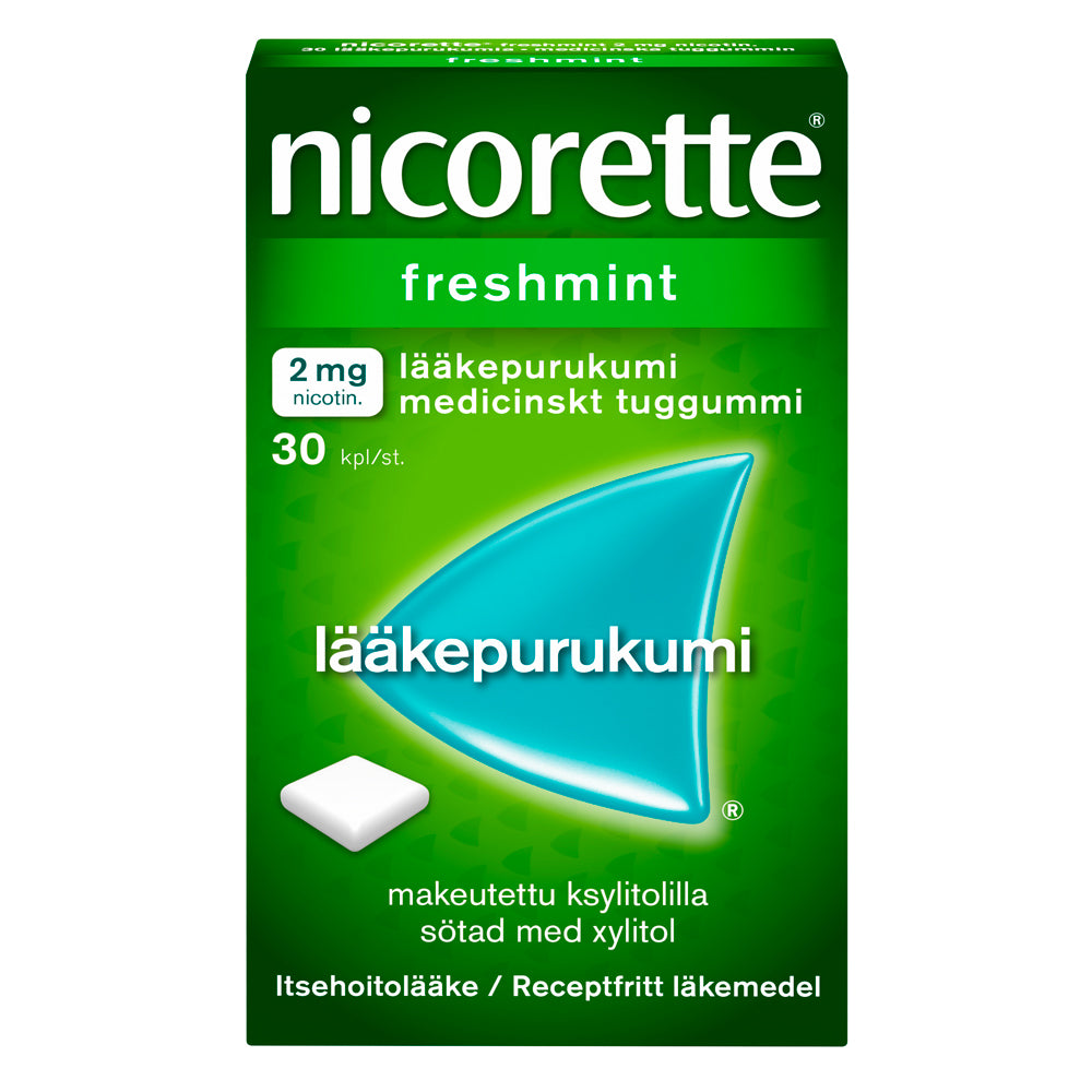 NICORETTE FRESHMINT 2 mg lääkepurukumi 30 kpl