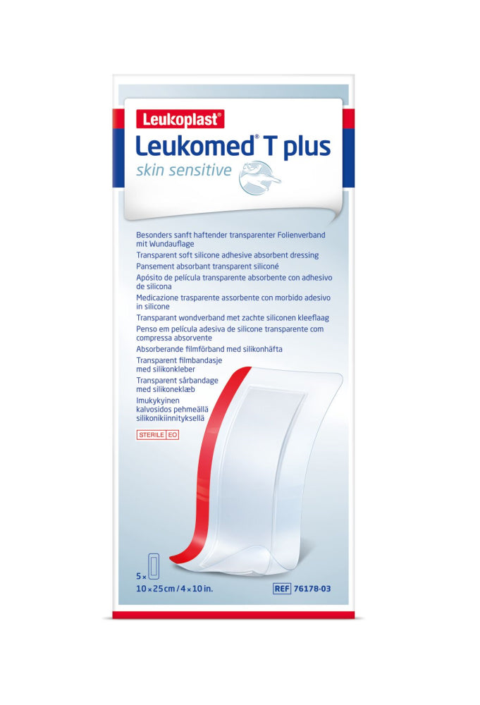 LEUKOMED T Plus Skin Sensitive 10 x 25 cm 5 kpl