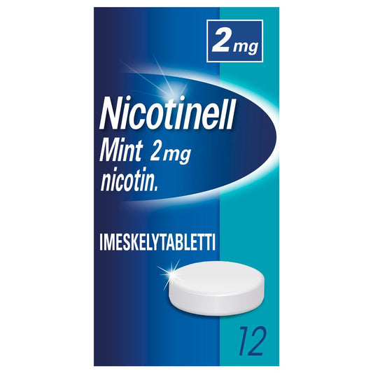 NICOTINELL MINT 2 mg imeskelytabletti 12 kpl