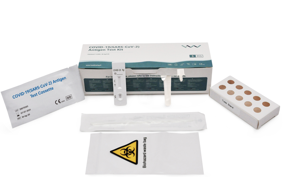H&W Covid-19 SARS-CoV-2 Antigen Test koronapikatesti 5 kpl