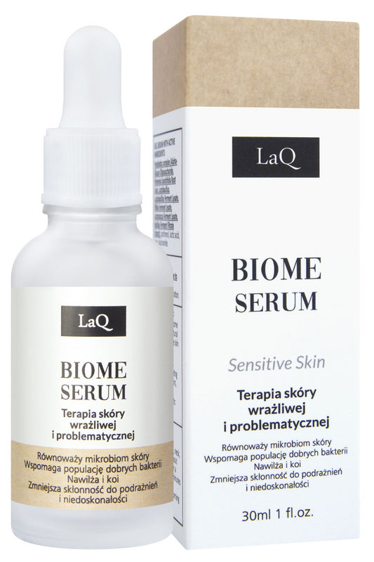 LAQ Biome N7 rauhoittava kasvoseerumi ärtyneelle iholle 30 ml