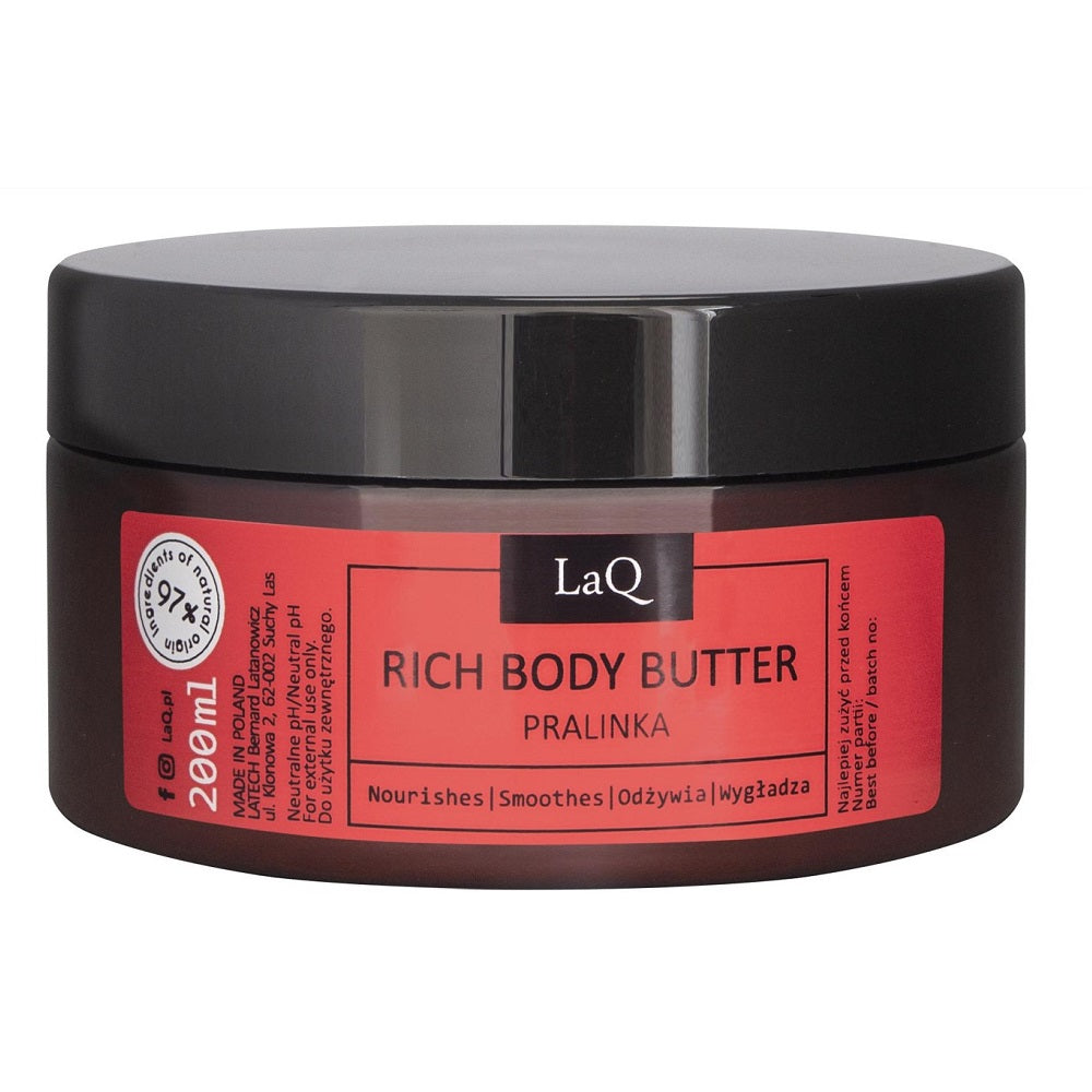 LAQ Praline Rich Body Cream täyteläinen vartalovoide 200 ml