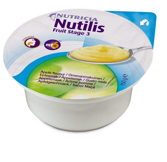 NUTILIS Fruit Stage 3 Omena kliininen ravintovalmiste 3x150 g