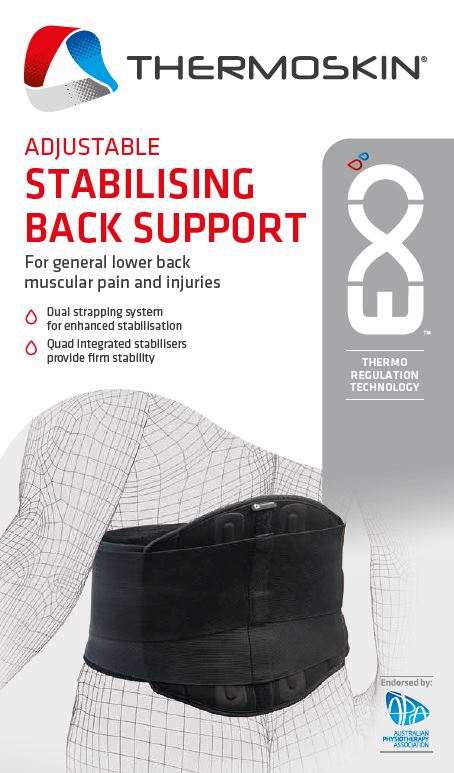 THERMOSKIN EXO Adjustable Stabilising Back Support säädettävä selkätuki