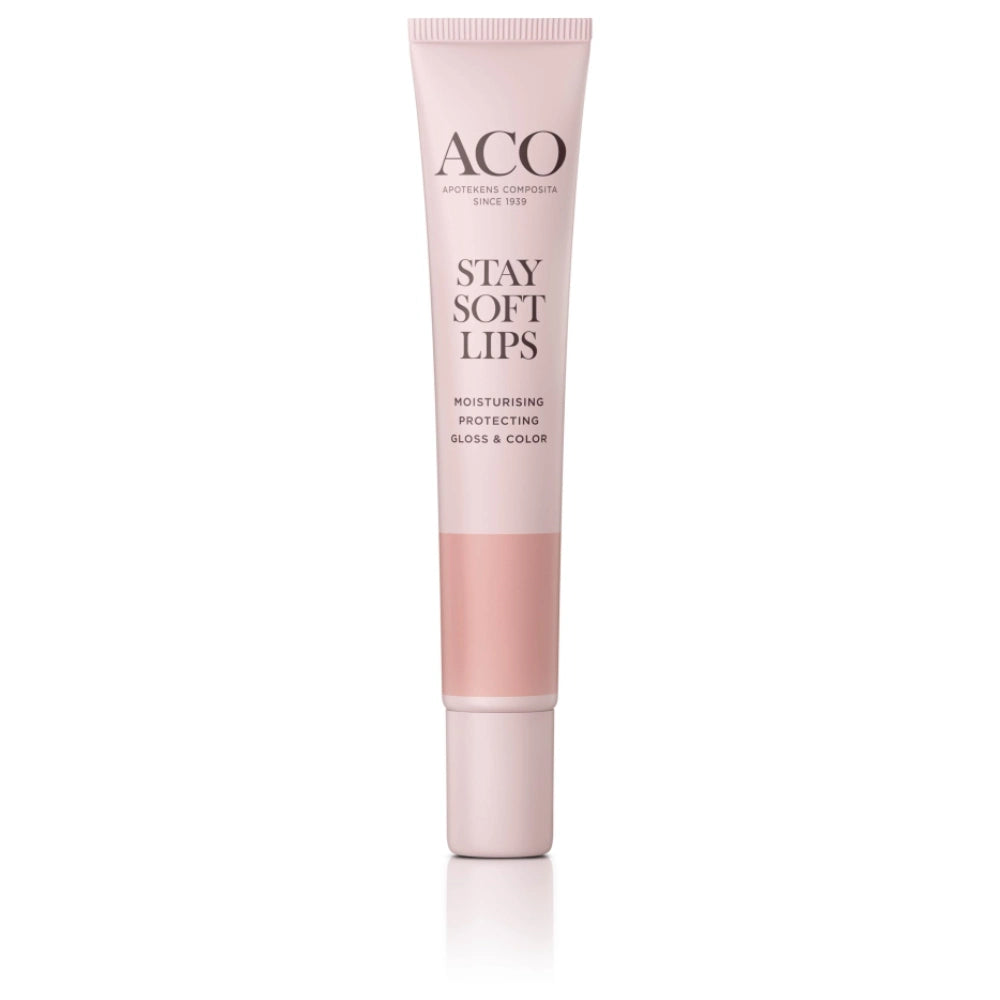 ACO Stay Soft Lips Caramel Nude huulikiilto 12 ml