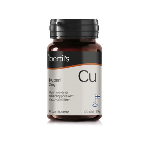 BERTILS Kelasin Kupari 2 mg tabletti 100 kpl