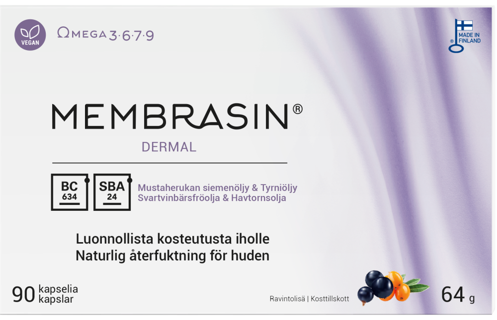 MEMBRASIN Dermal Skin Hydration kapseli 90 kpl