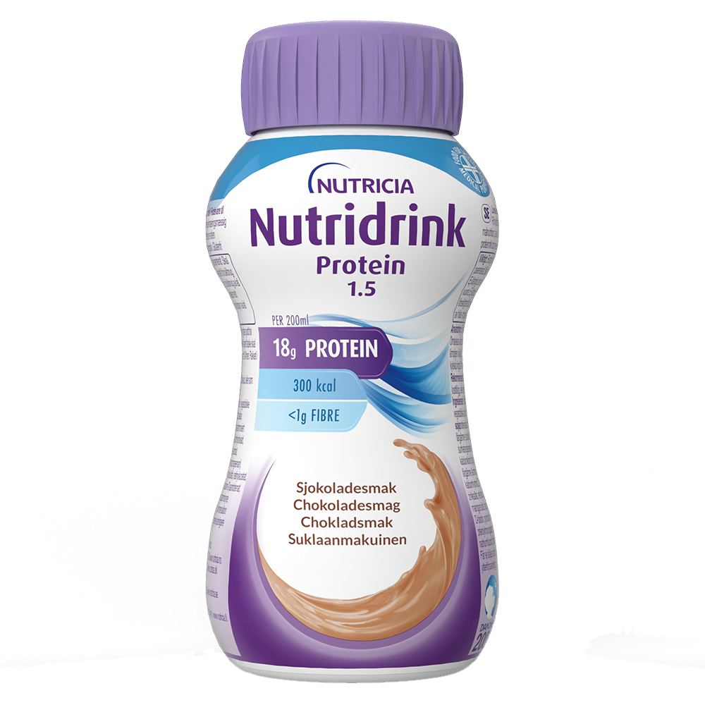 NUTRIDRINK Protein Kaakao kliininen ravintovalmiste 4x200 ml