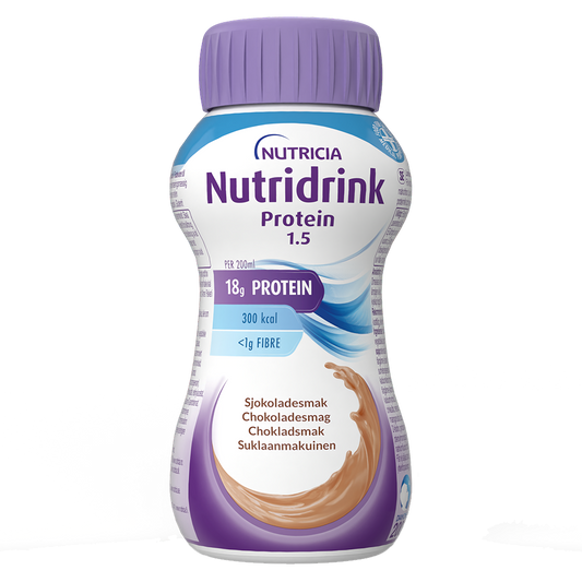 NUTRIDRINK Protein Kaakao kliininen ravintovalmiste 4x200 ml