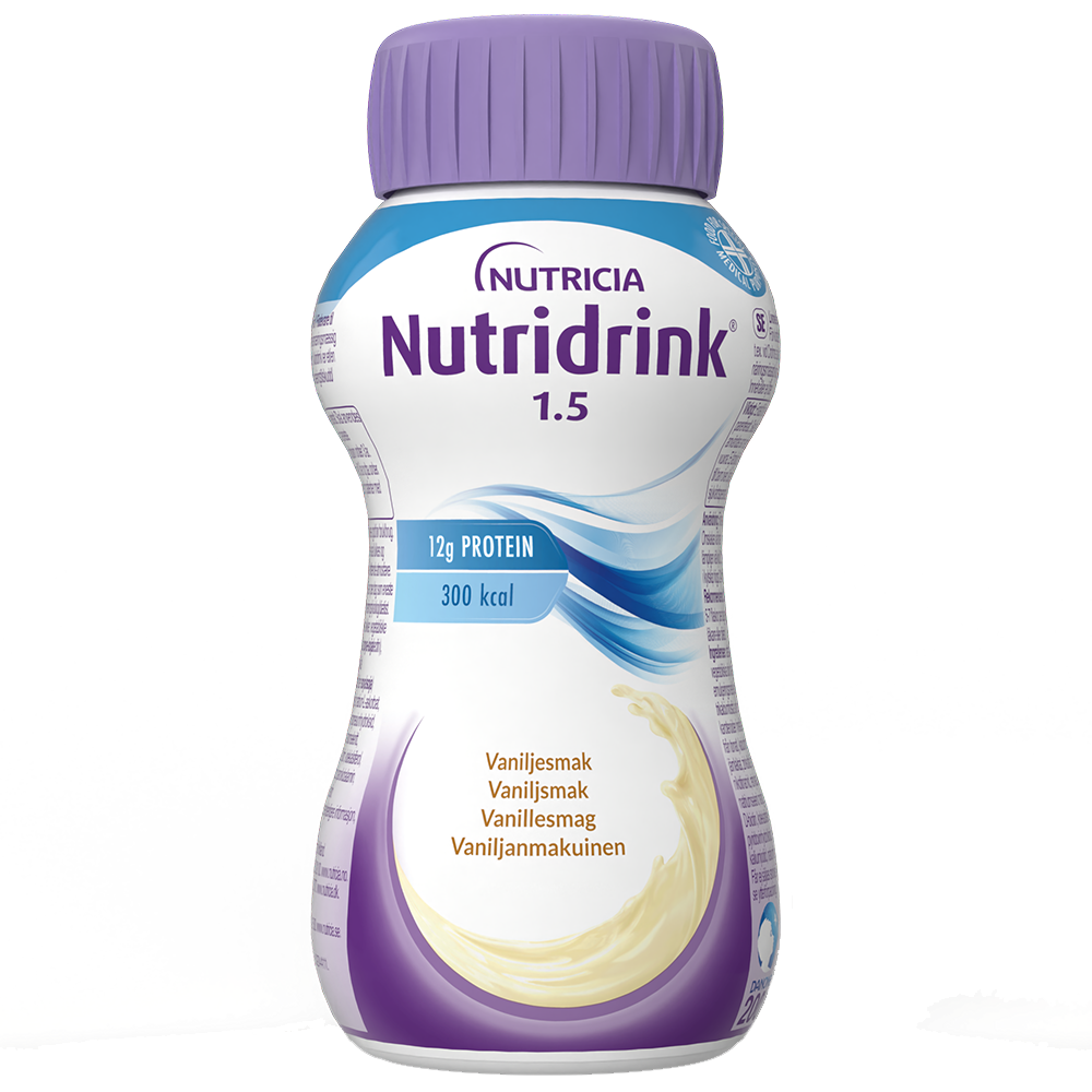 NUTRIDRINK Vanilja kliininen ravintovalmiste 4x200 ml
