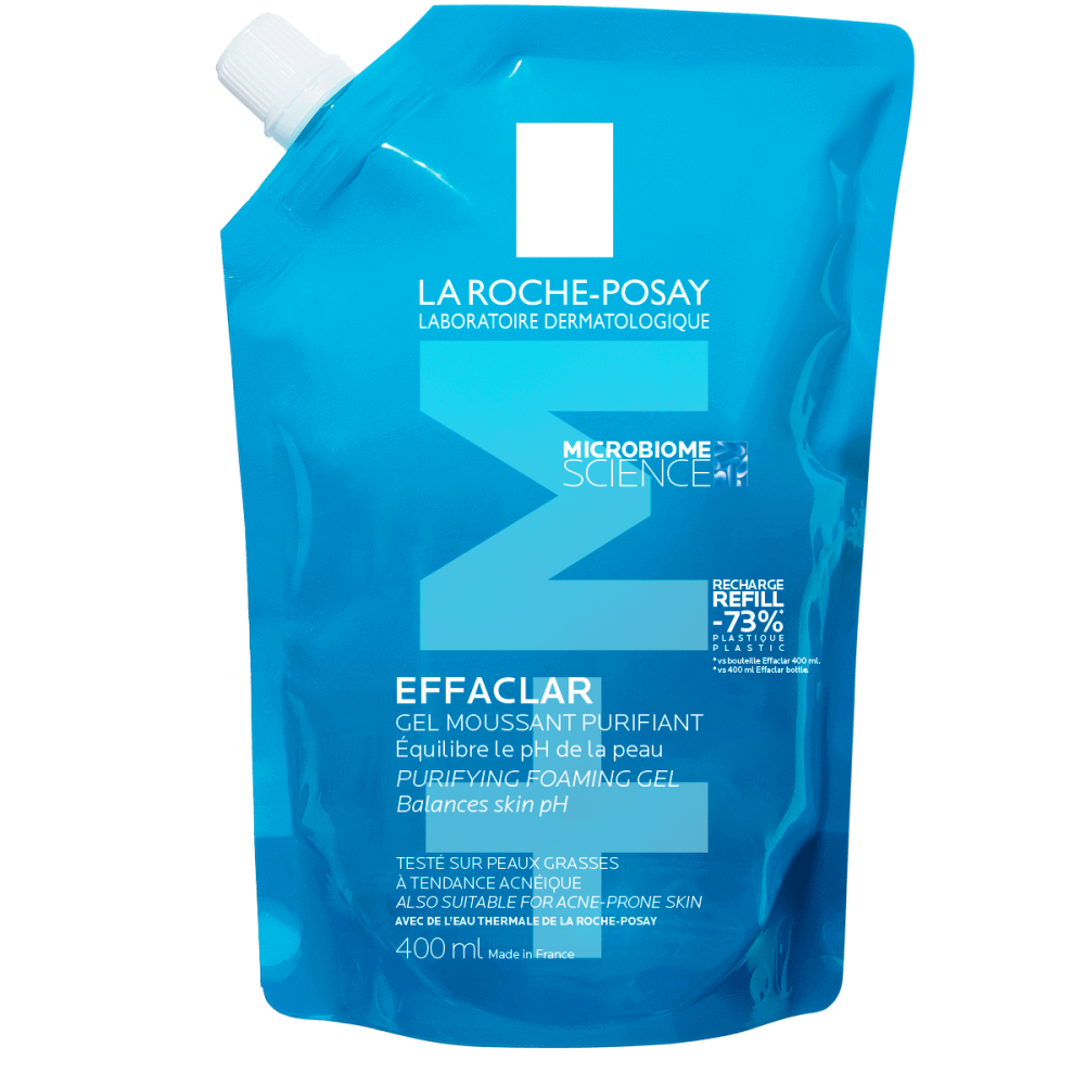 La Roche-Posay Effaclar+M puhdistusgeeli täyttöpakkaus 400 ml