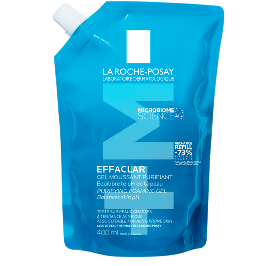 La Roche-Posay Effaclar+M puhdistusgeeli täyttöpakkaus 400 ml