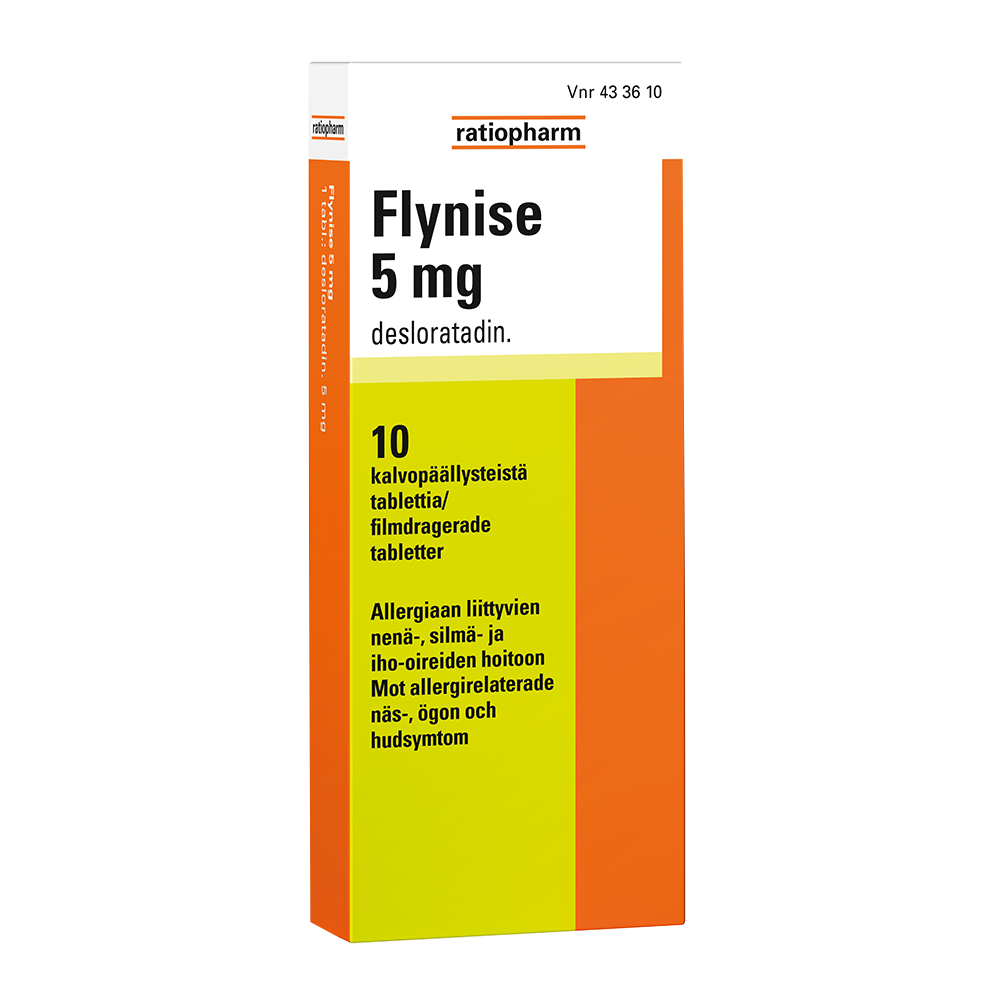 FLYNISE 5 mg tabletti, kalvopäällysteinen