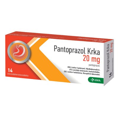 PANTOPRAZOL KRKA 20 mg enterotabletti