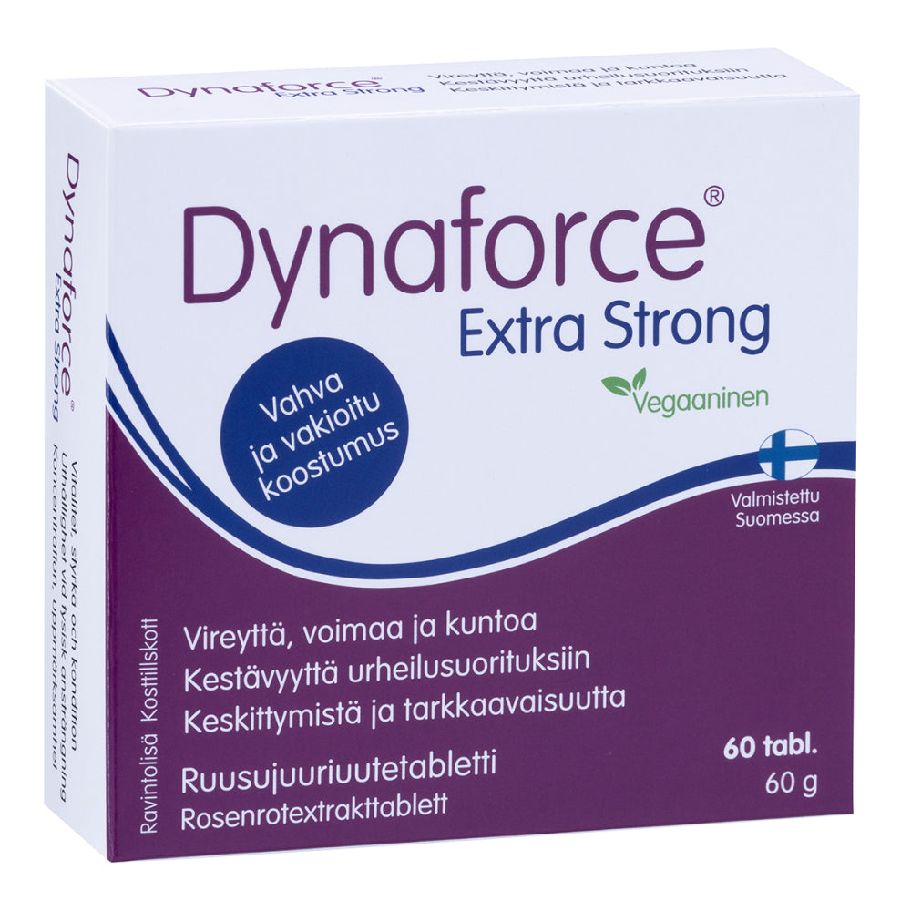 DYNAFORCE Extra strong ruusujuuriuutetabletti 60 kpl
