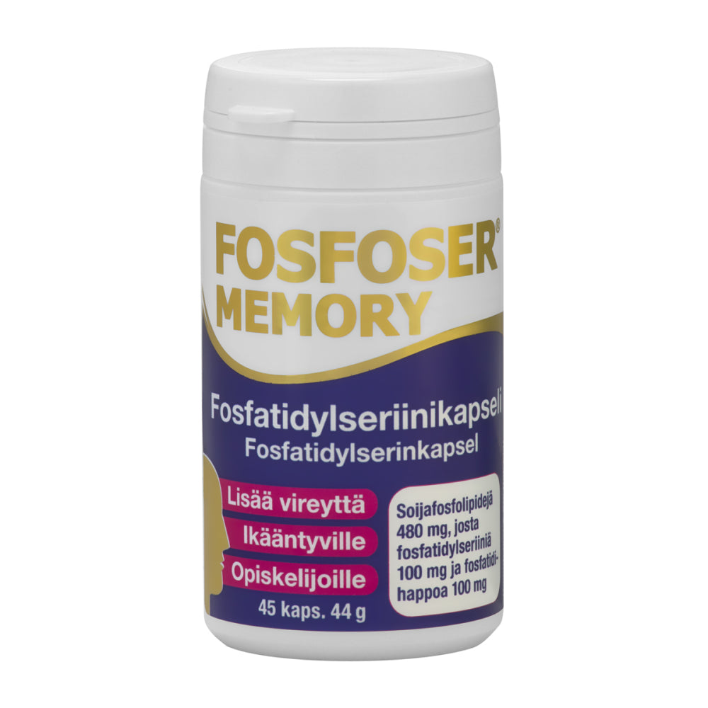 FOSFOSER Memory fosfolipidivalmiste 45 kapselia