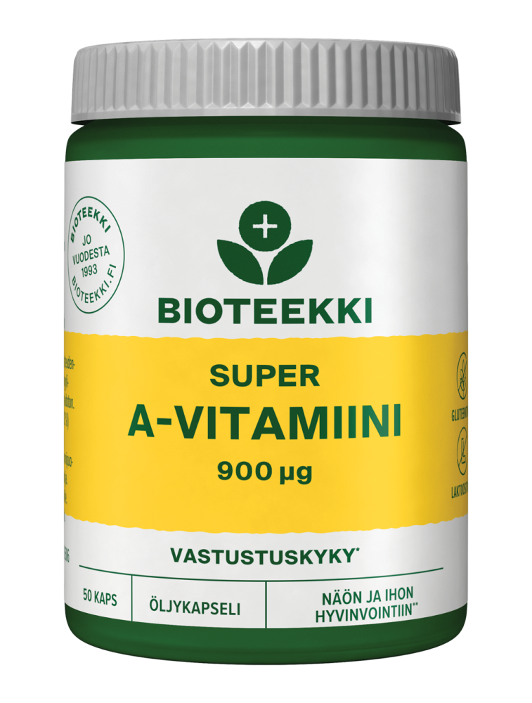 SUPER A-vitamiini 900 ug kapseli 50 kpl