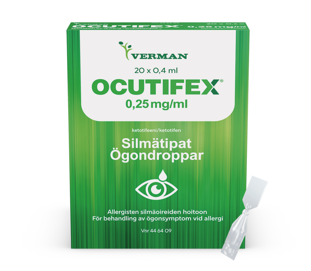 OCUTIFEX 0,25 mg/ml silmätipat, liuos, kerta-annospakkaus 20 kpl