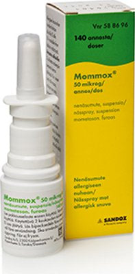 MOMMOX 0,05 mg/annos nenäsumute, suspensio 140 annosta